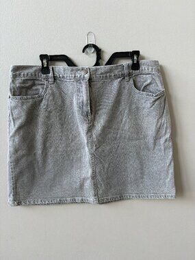 J Crew Jean skirt, Light Gray, Size 34 (16/18)